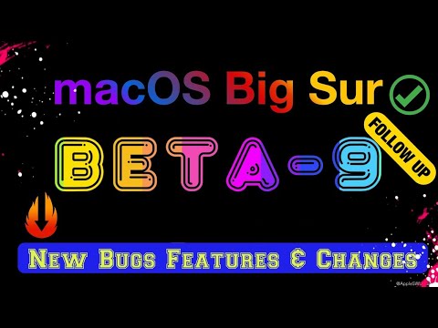macOS Big Sur 11 beta 9 Update - Follow Up & expected macOS Big Sur Release Date