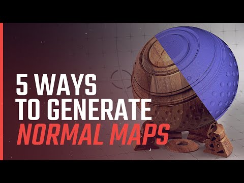 5 Ways to Convert Your TEXTURE MAPS to NORMAL MAPS