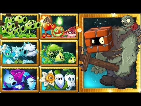 Pvz 2 Challenge - Random 20 Old Team Plants Vs Tallnut Gargantuar - Who Will Win?