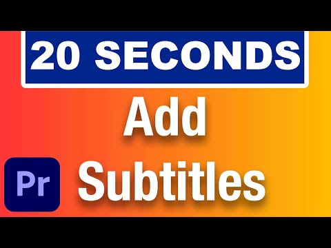 How To Add Captions In Premiere Pro In 2025 (Fast Tutorial)