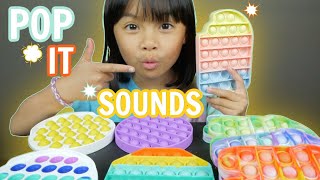 Download lagu POP IT Fidgets TOYS SOUND TEST & Review | Vlog with Emma mp3