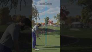Straight from the tee to the cup! #golf #ace #magicshot #gaming #fyp