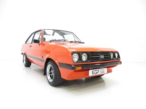 A Very Rare Early Ford Escort Mk2 RS2000 Broadstripe in Exceptional Condition - SOLD!