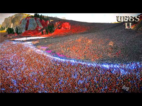 1,200,000 HUMANITY ARMY vs 3,000,000 ORCS, ZOMBIES & ALIENS | Battle Simulator 2 | UEBS 2