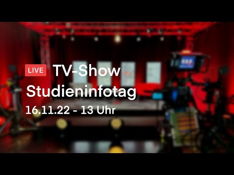 Live TV-Show vom Studieninfotag am 16.11.2022 an der HdM