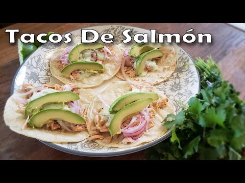 Receta de Como Hacer Tacos de Salmón | Salmon Tacos | Easy and Tasty Salmon Recipe