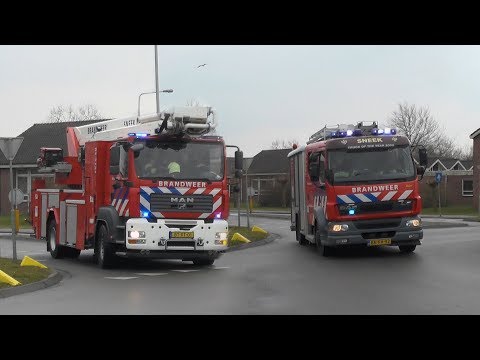 P1, Brandweer Sneek naar Brand Industrie/Agrarisch Geeuwkade IJlst