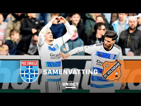 🎯 HEERLIJKE VRIJE TRAP van Davy van den Berg 🔥 | Samenvatting PEC Zwolle - FC Volendam