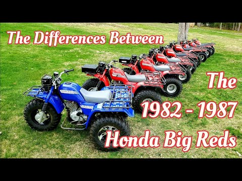 The Differences Between The 1982 - 1987 Honda Big Reds