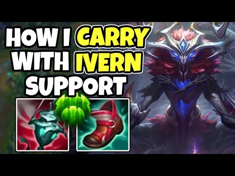 Challenger support shows you how to carry with IVERN SUPPORT - 14.12 League of Legends