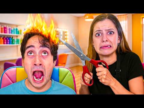 I BROKEN 10 HAIRDRESSER RULES WITH MY FRIENDS' HAIR!🚫