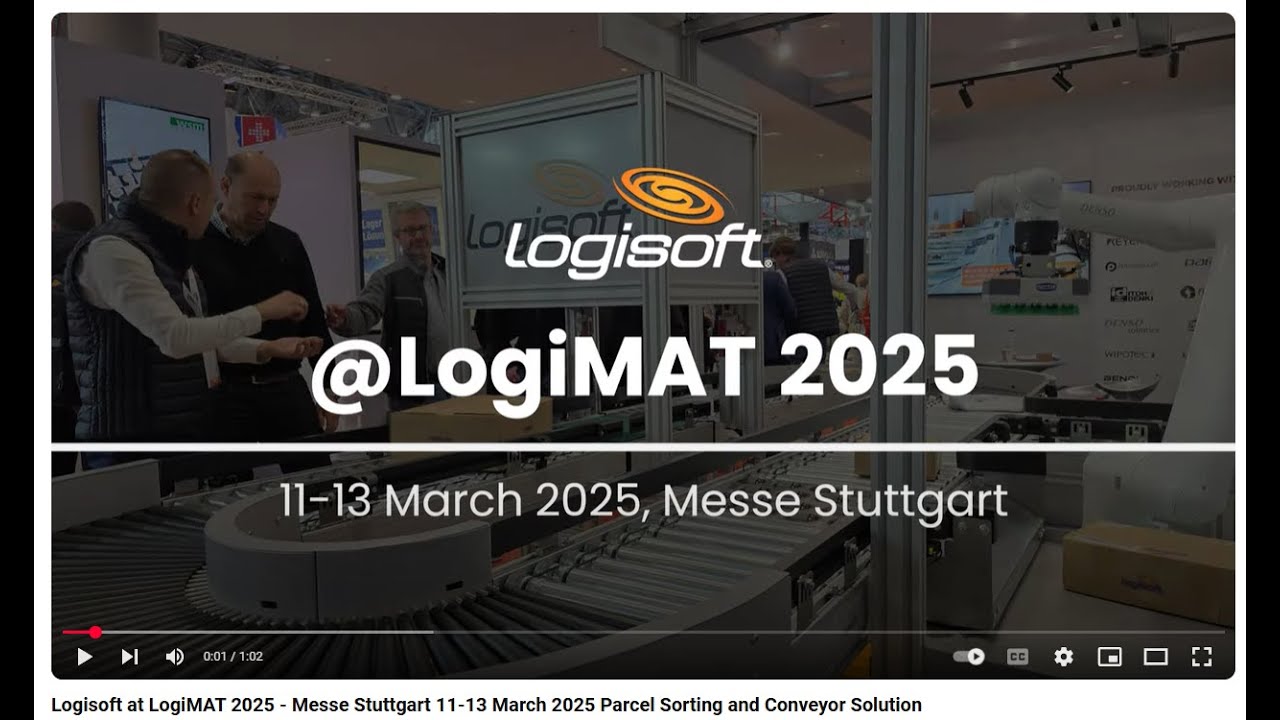 Logisoft at LogiMAT 2025 - Messe Stuttgart 11-13 March 2025 Parcel Sorting and Conveyor Solution