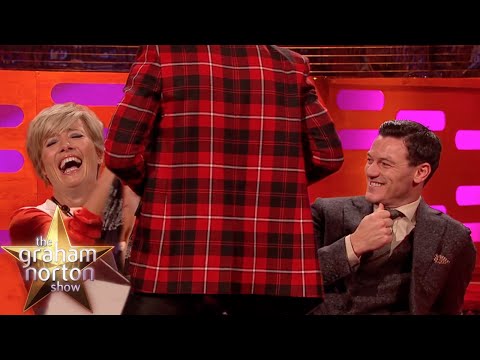 Lenny Kravitz Strips For Emma Thompson - The Graham Norton Show