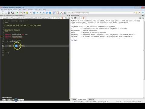 A Simple Model with Tellurium