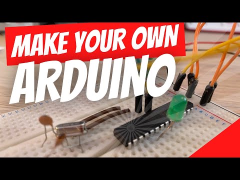 YouTube Thumbnail for Make your own Arduino on a breadboard
