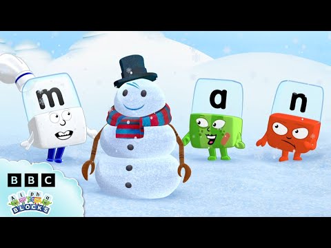 Snowman | Alphablocks Full Episode - S3 E2 | Learn to Read | @officialalphablocks
