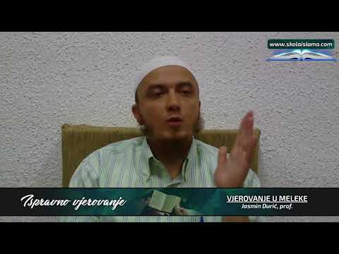Vjerovanje u meleke - Jasmin Durić, prof.