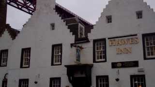 preview picture of video 'Passenger Train Above Hawes Inn South Queensferry Scotland'