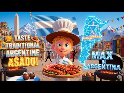 🇦🇷🥩 Chef Max in Argentina  Enjoying Traditional Asado! ✨