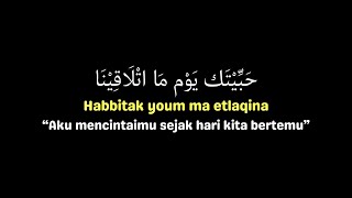 Download lagu Lagu  habbitak x Ala bali  - Ai Khodijah Spesial Lirik Lagu Arab, latin dan terjemahan | Cover mp3