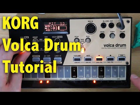 KORG Volca Drum Full Tutorial