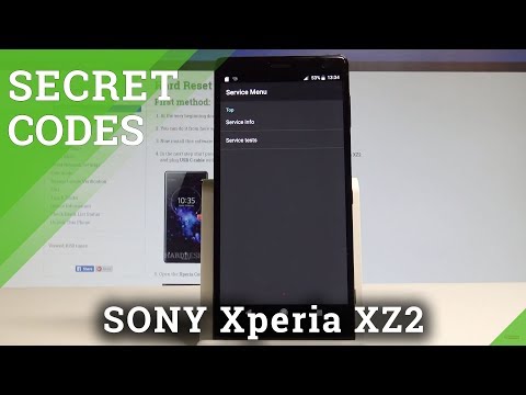 Secret Codes SONY Xperia XZ2 - Hidden Mode / Advanced Options / Secret Menu |HardReset.Info