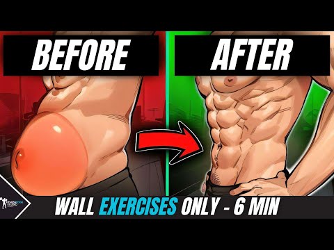 6-minute Wall Exercises for Weight Control and Full Body Toning