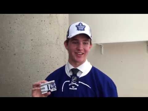 Joseph Woll, Goalie Prospect for the Toronto Maple Leafs Talks Cards