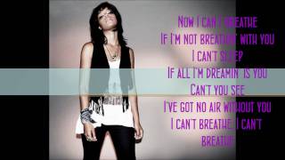 I Can&#39;t Breathe - Fefe Dobson (Lyrics)