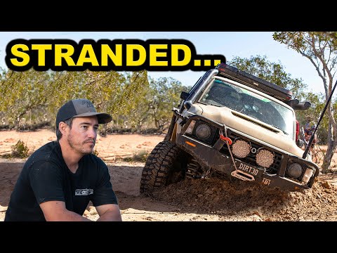 TRAPPED ON WRONG SIDE OF THE RIVER! Lorella Springs 2: Bush mechanics, recoveries & swimming holes