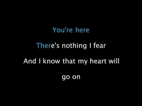 [Karaoke] - LOWER TONE - My Heart Will Go On - Celine Dion
