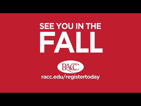 RACC is open for in person and online classes this...