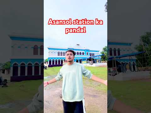 Asansol station ka pandal 🚂 / Chandankeshri_01 / #ytshorts #foryou #minivlog