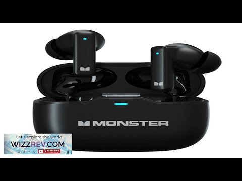 MONSTER GT17 TWS Earbuds bluetooth 5.4 Earphone ENC Noise Cancelling 10mm Drivers