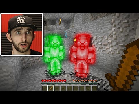 RED STEVE MEETS GREEN STEVE IN MINECRAFT!