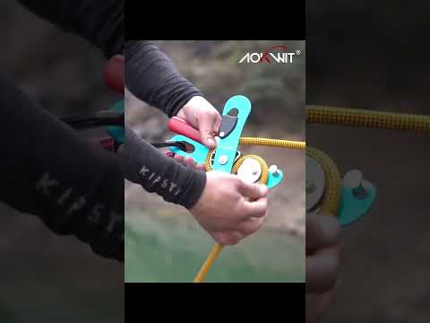 Take control of Rapelling - HOW TO USE AOKWIT CLIMBING STOP DESCENDER?