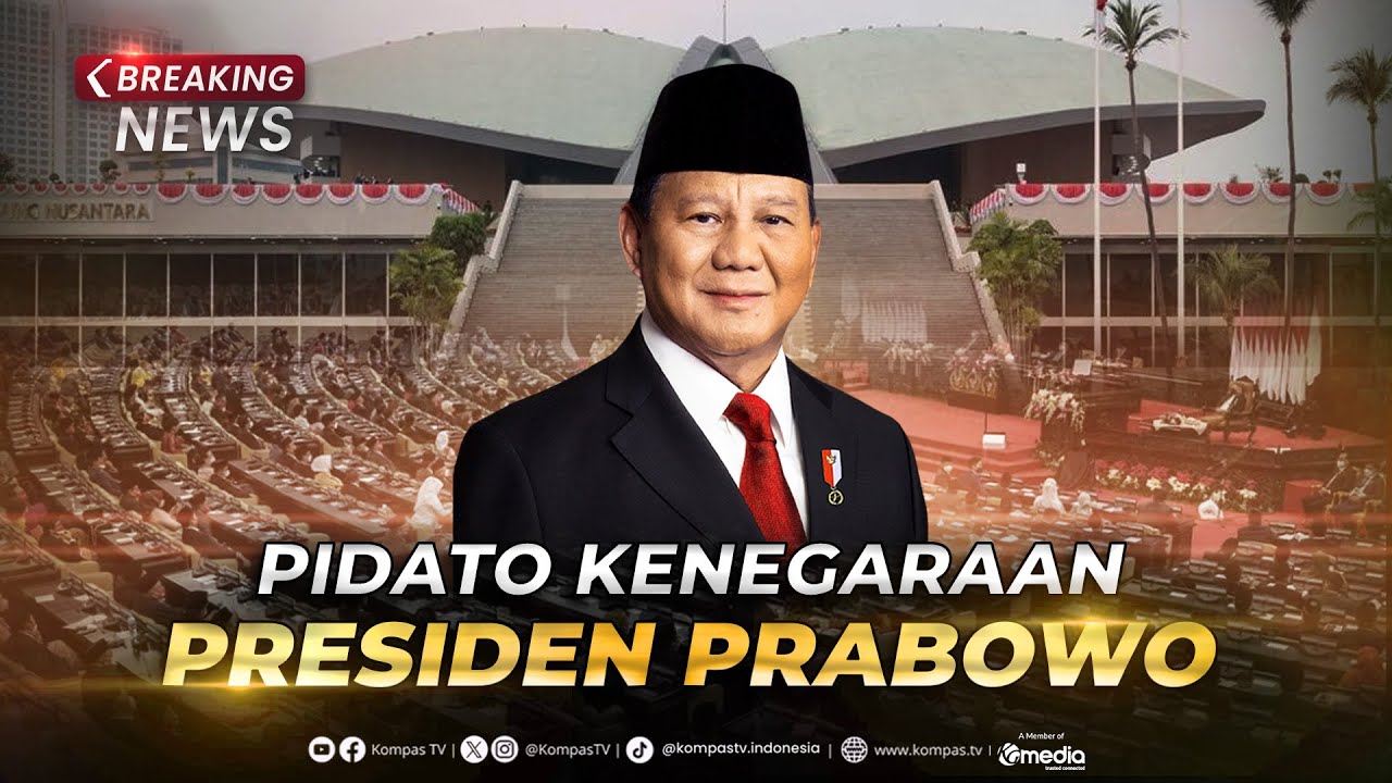BREAKING NEWS - Pidato Kenegaraan Presiden Prabowo di Sidang Tahunan MPR RI