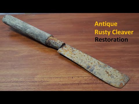 Old Rusty Cleaver Restoration