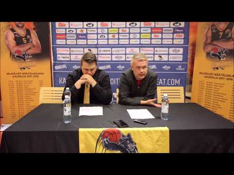 BC Nokia vs. Tampereen Pyrintö | Lehdistötilaisuus | 19.11.2017