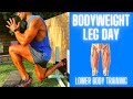 🦵 20-MINUTE BODYWEIGHT LEG DAY | BJ Gaddour Lower Body Workout Bulgarian Split Squats