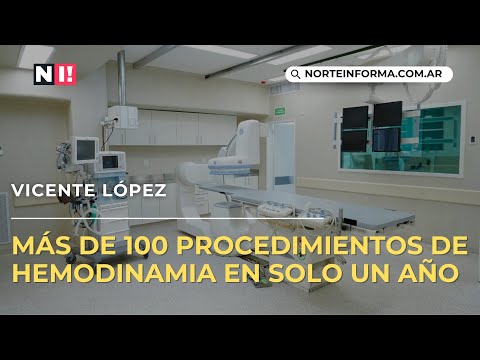 VICENTE LÓPEZ: MÁS DE 100 CIRUGÍAS de Hemodinamia en un año #noticias #zonanorte