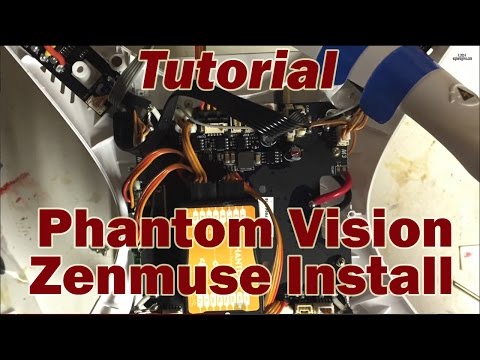 How to Mount a Zenmuse H3-3D Gimbal on a DJI Phantom Vision Quadcopter