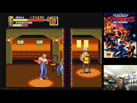 Retro Sega Megadrive Game Streets of Rage 2 - Pickup & Play May 2020