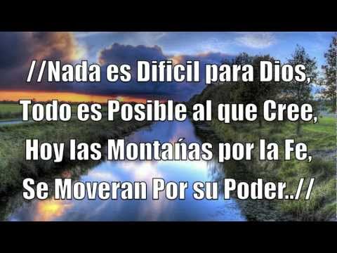 Nada es dificil para Dios