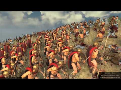 Leonades & Spartans Vs. 4800 Getae [Rome: Total War]