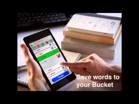 Learn languages - Word Bucket Video