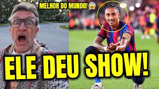 🚨 NETO E A MÍDIA SE RENDEM A RAPHINHA APÓS OUTRO HAT-TRICK
