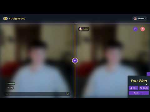 Straightface New Random Video Chat App