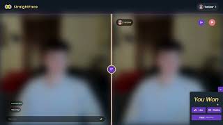StraightFace - New Random Video Chat App