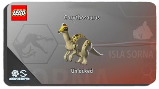 Lego Jurassic World - How to Unlock Corythosaurus Dinosaur Character Location